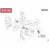 Ryobi RAP200 Spare Parts List Type: 5133000425